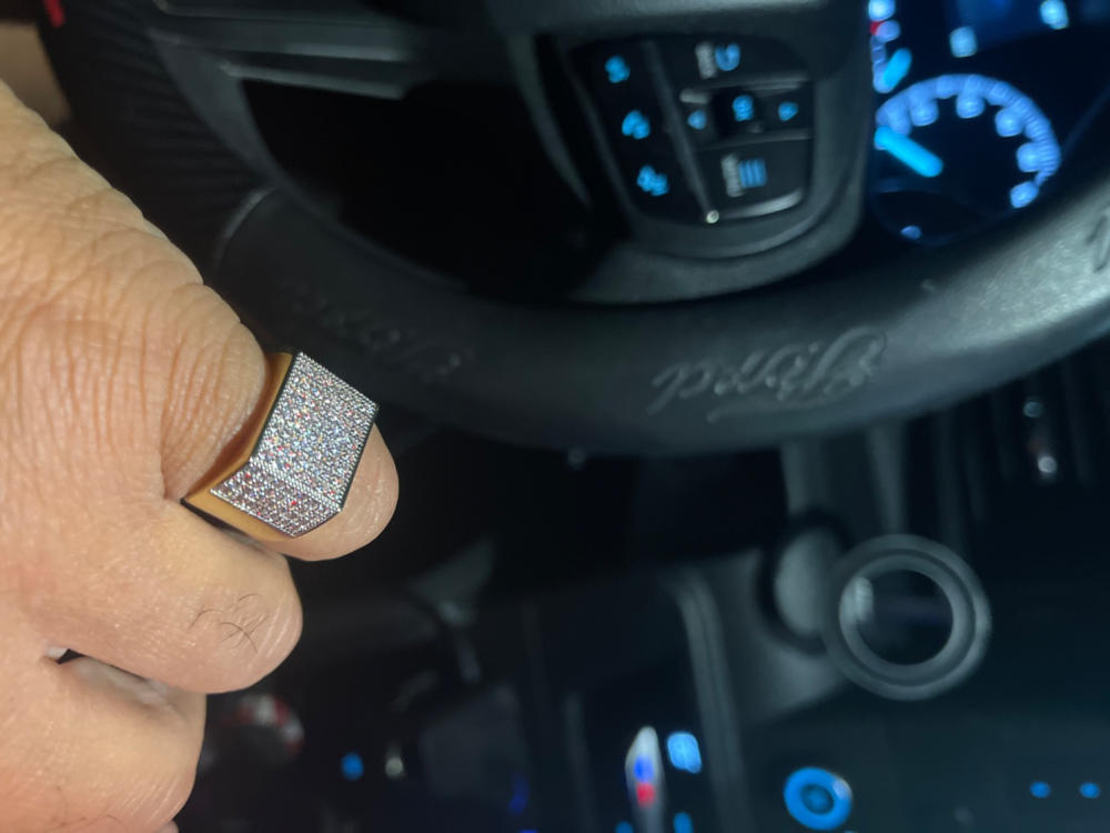 UPDATED 2019 Gold-Plated BlingBling Ring - Customer Photo From Angel R.