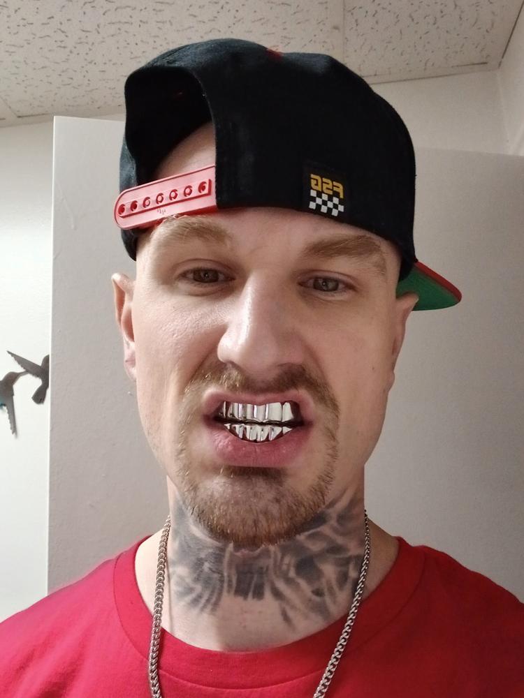 Official Limited Hip Hop Gold-Plated Tooth Grillz - Customer Photo From Joshua M.