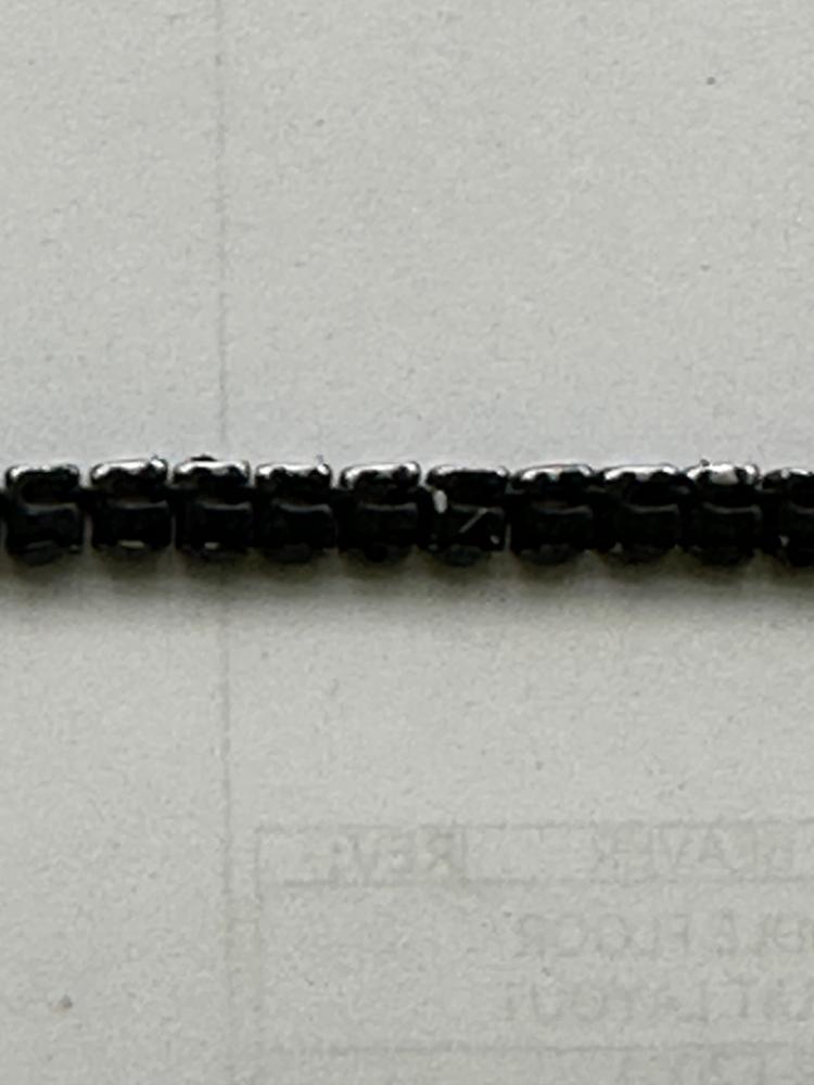 5mm Black Iced Tennis Bracelet - Customer Photo From Timothy 