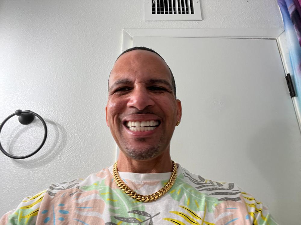 12mm 18K Gold-Plated Classic Miami Cuban Link - Customer Photo From Anthony R.