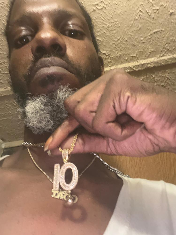18K Gold-Plated Money Dont Sleep Iced Necklace - Customer Photo From Teon