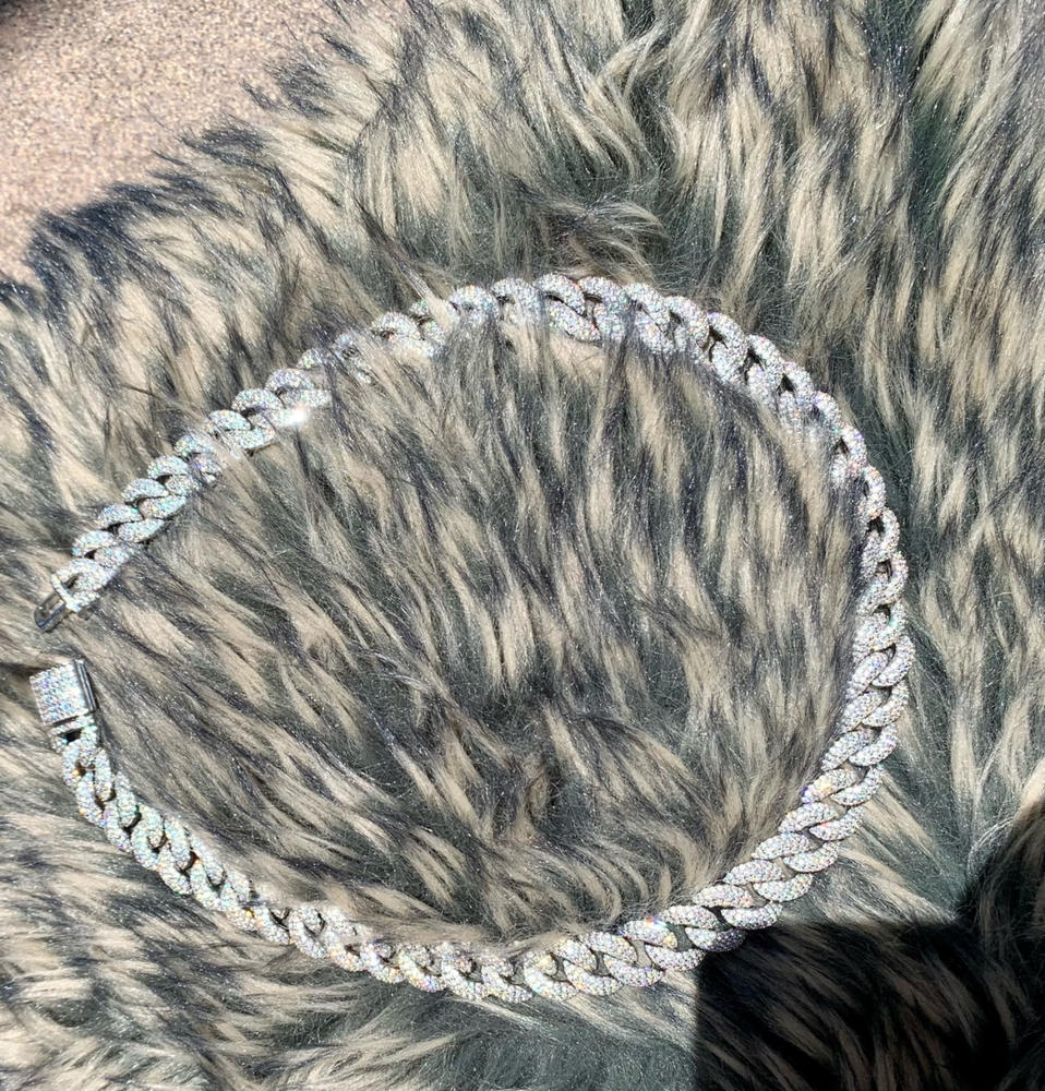 14mm 3-Row Bubble Iced Cuban Chain - Customer Photo From Marc Imme