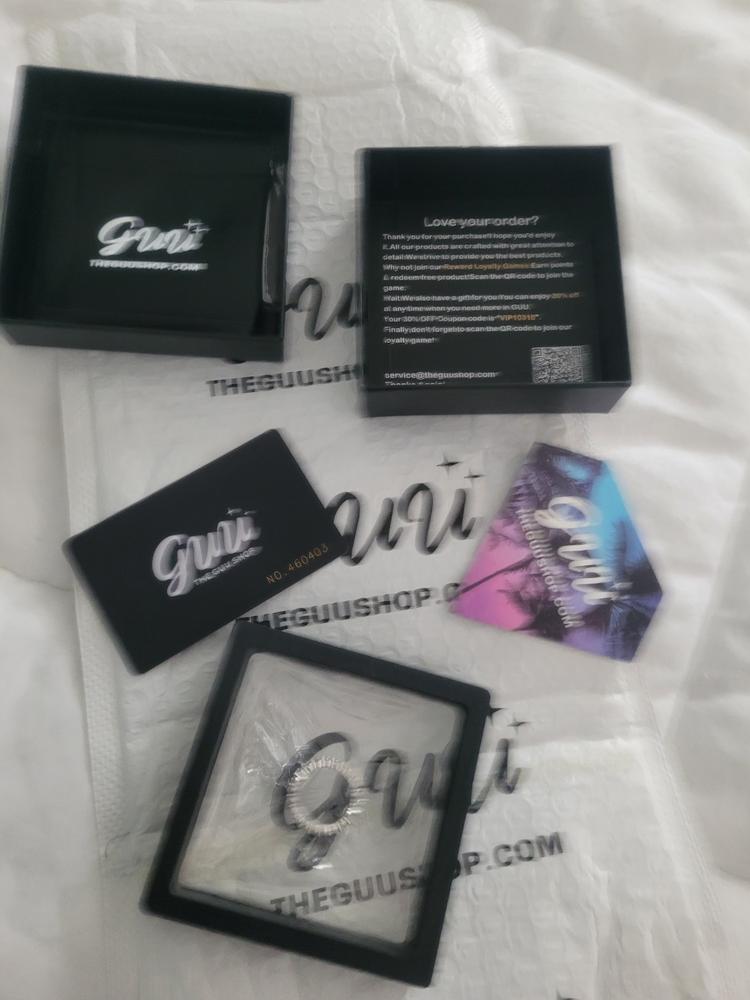 Double Row Eternity Ring - Customer Photo From Marie C.