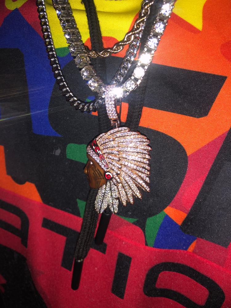 The Iced Indians Necklace - Customer Photo From MAR$