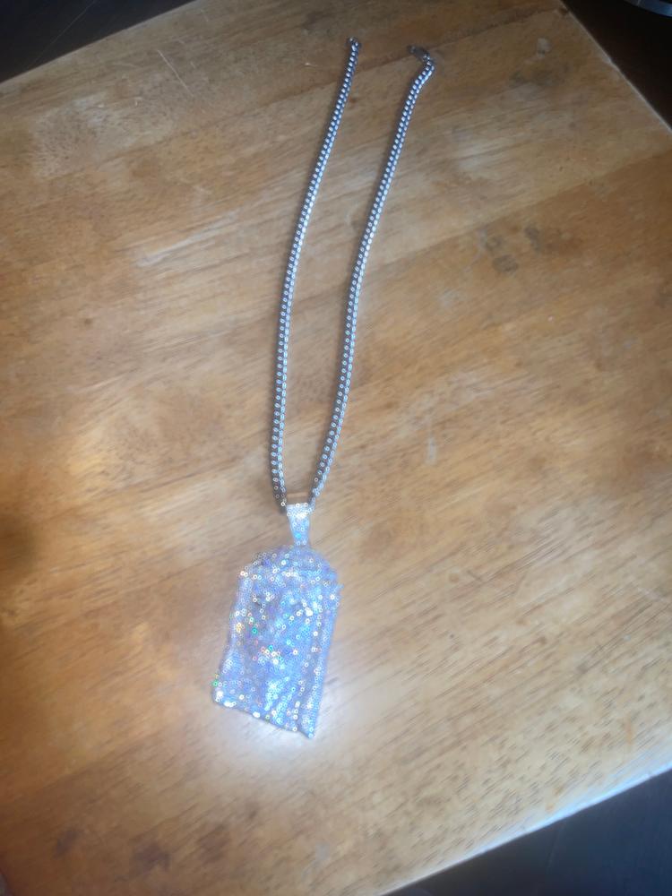 Large Size Jesus Pave Iced Necklace - Customer Photo From Anthony