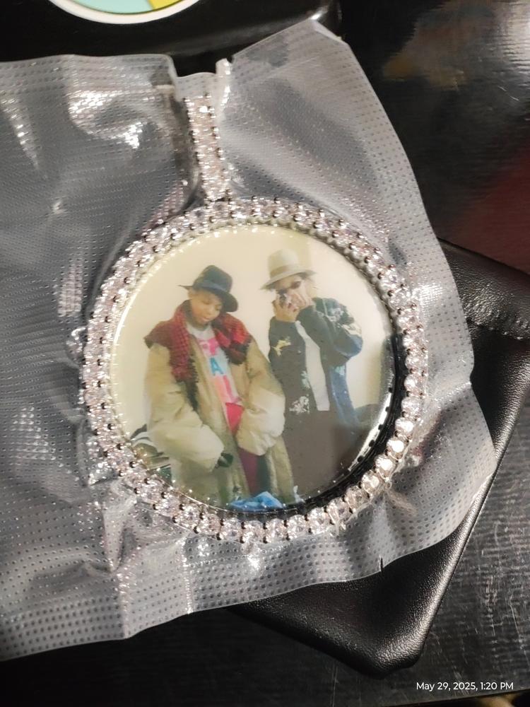 CUSTOM PICTURE PENDANT STYLE-1 - Customer Photo From Charles A.