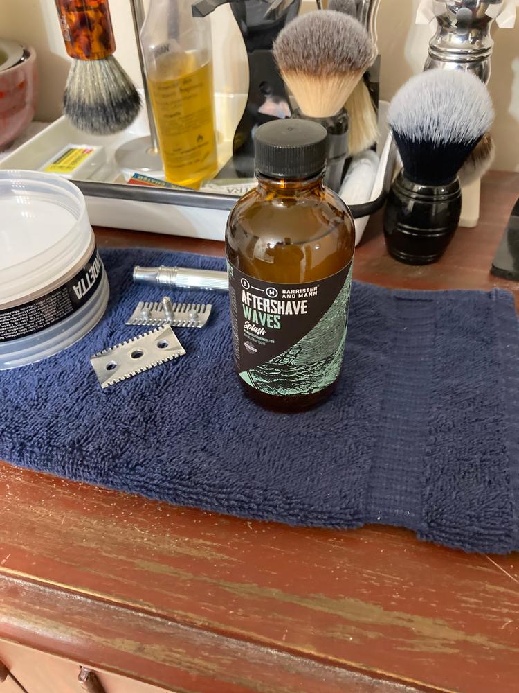 Barrister and Mann Waves Aftershave Splash - Customer Photo From Brennan 