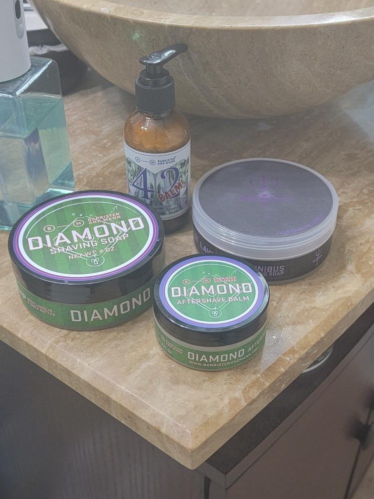 Barrister and Mann Diamond Shaving Soap - Customer Photo From Paul R.