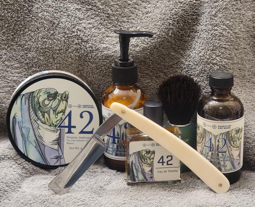 Barrister and Mann 42 Shaving Soap 4 oz - Customer Photo From Bob M.