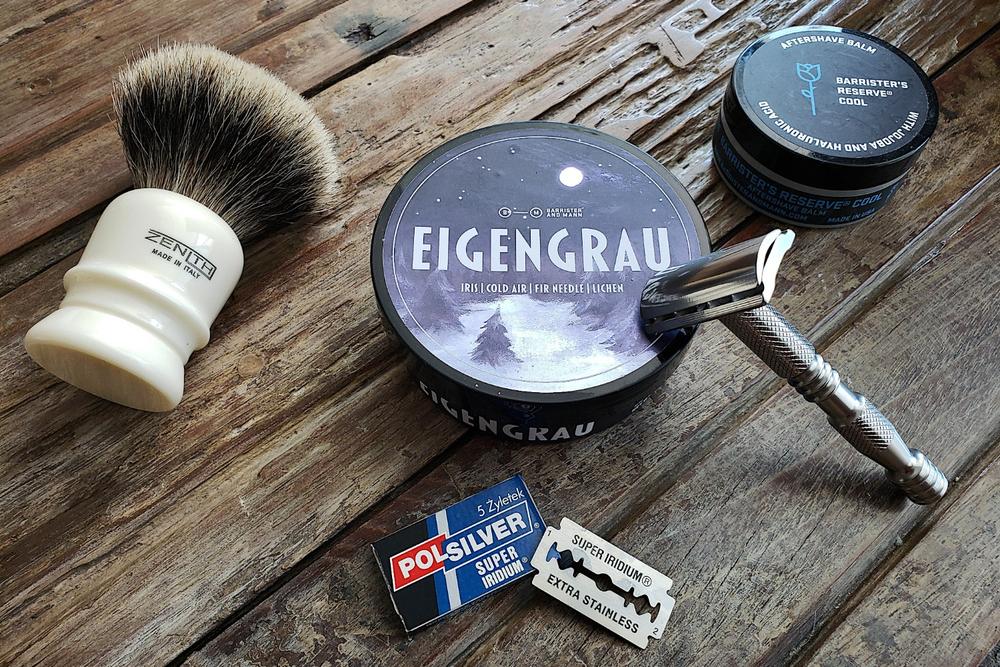 Barrister and Mann Eigengrau Shaving Soap (Omnibus Base) - Customer Photo From Francisco C.