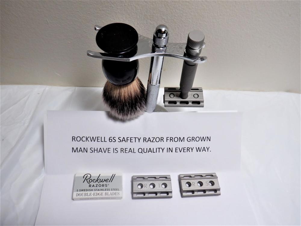 Rockwell Razors 6S Adjustable Stainless Steel Safety Razor - Customer Photo From paul m.