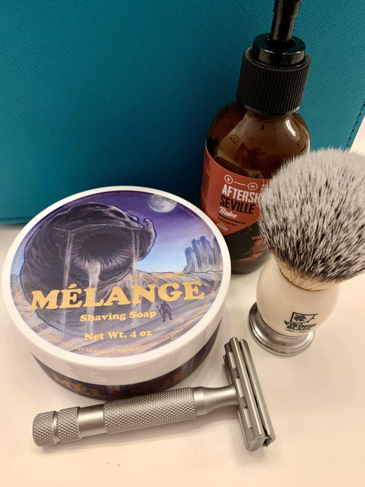 Barrister and Mann Mélange Shaving Soap (Omnibus Base) - Customer Photo From Sean F.