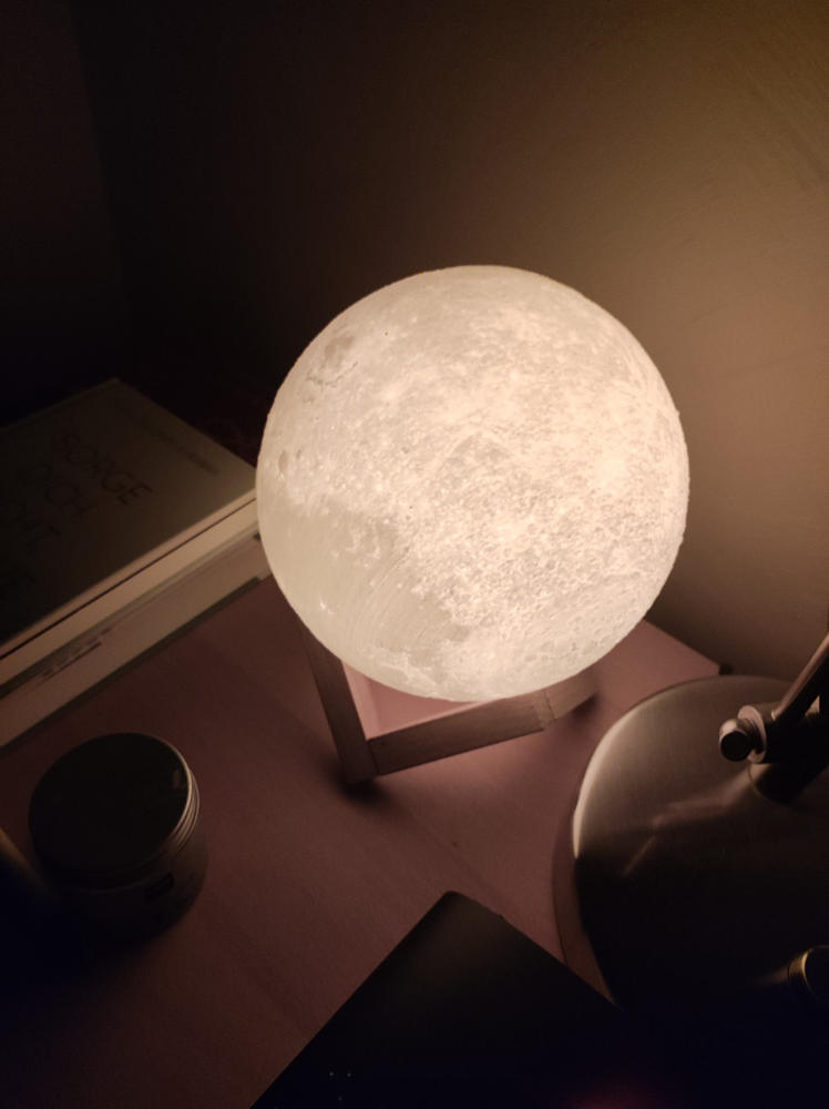 Mond Lampe 15CM, USB 3D-Druck LED