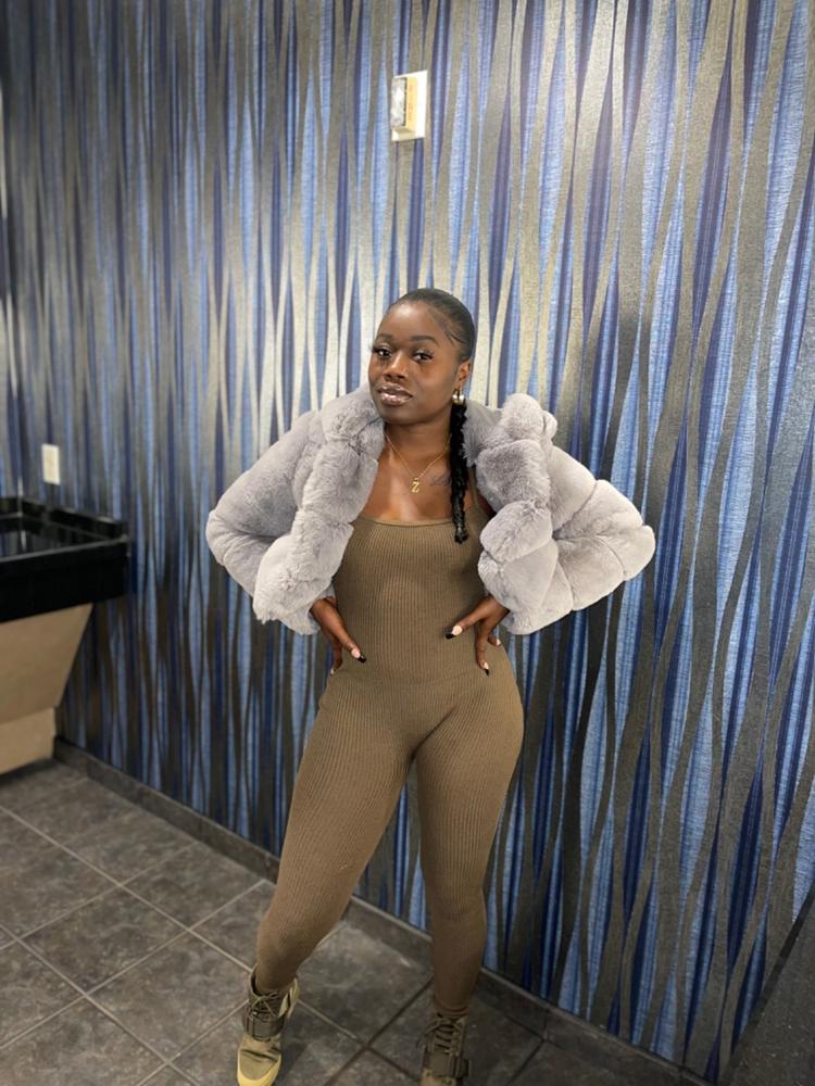Katy Jumpsuit - Brown - Customer Photo From Zaria Howell