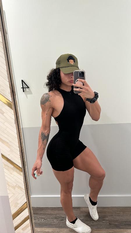 Active Romper - Black - Customer Photo From Madison Pozzi