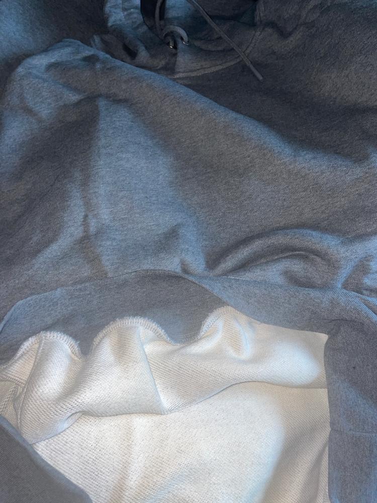 Relaxed Fit Hoodie - Midnight Gray - Customer Photo From Des