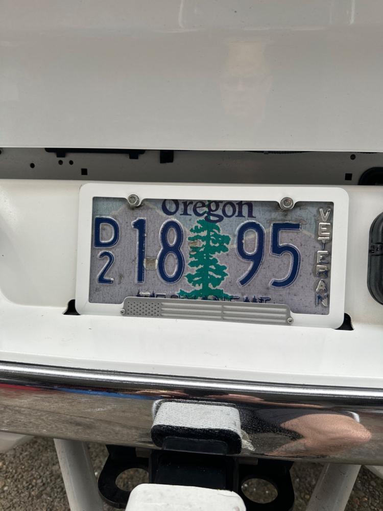 Freedom License Plate Cover - Customer Photo From Clinton Stayton