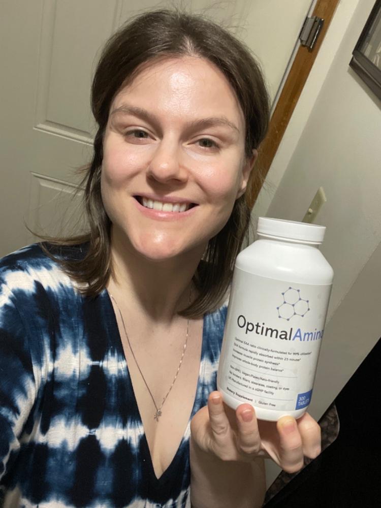 OptimalAmino® - 300 Tablets - Customer Photo From Angela Frank