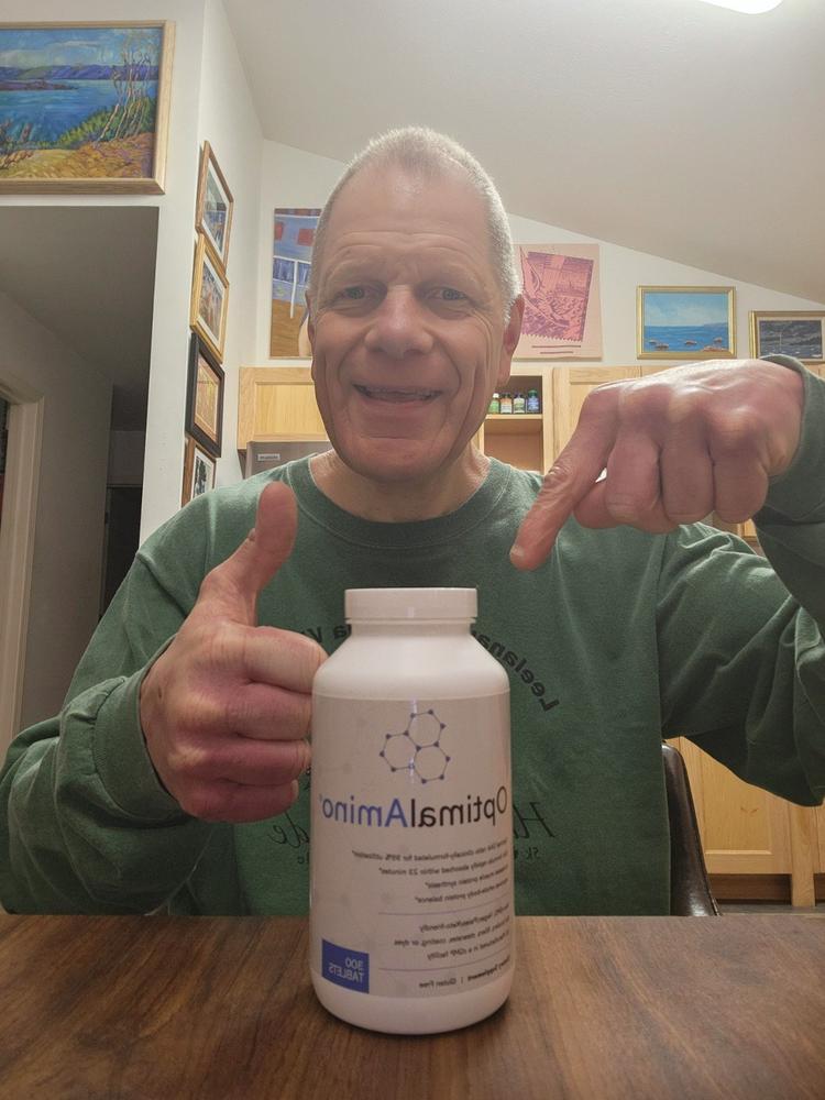 OptimalAmino® - 300 Tablets - Customer Photo From Anonymous