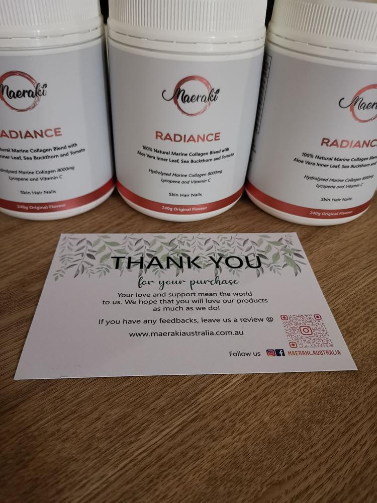 Radiance - Marine Collagen Original, 240g - Customer Photo From Charlotte R