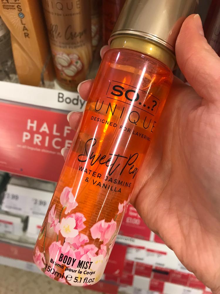 SO…? Unique Sweet Pea Body Mist - Customer Photo From Me2000