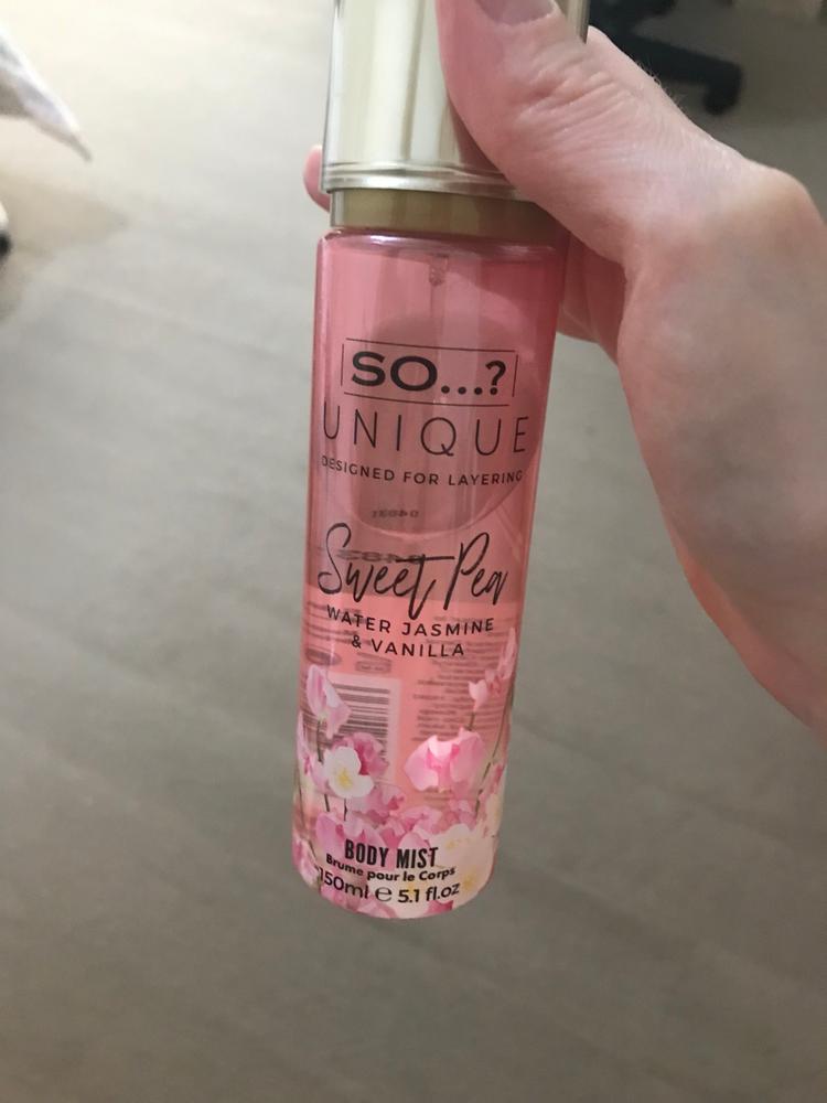 SO…? Unique Sweet Pea Body Mist - Customer Photo From Me2000