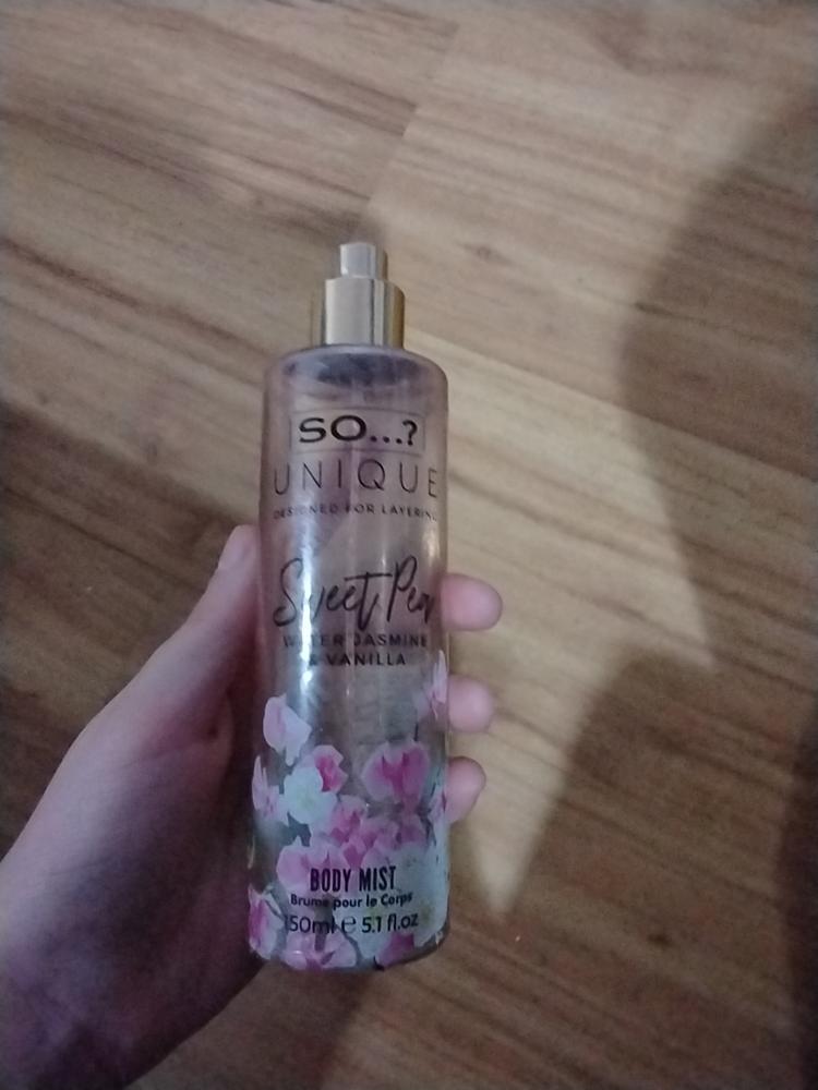 SO…? Unique Sweet Pea Body Mist - Customer Photo From Scott