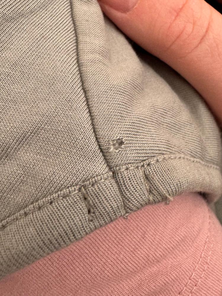 Quilted bamboo sleep sack - Moss Green (1.0 tog) - Customer Photo From Kaitlyn