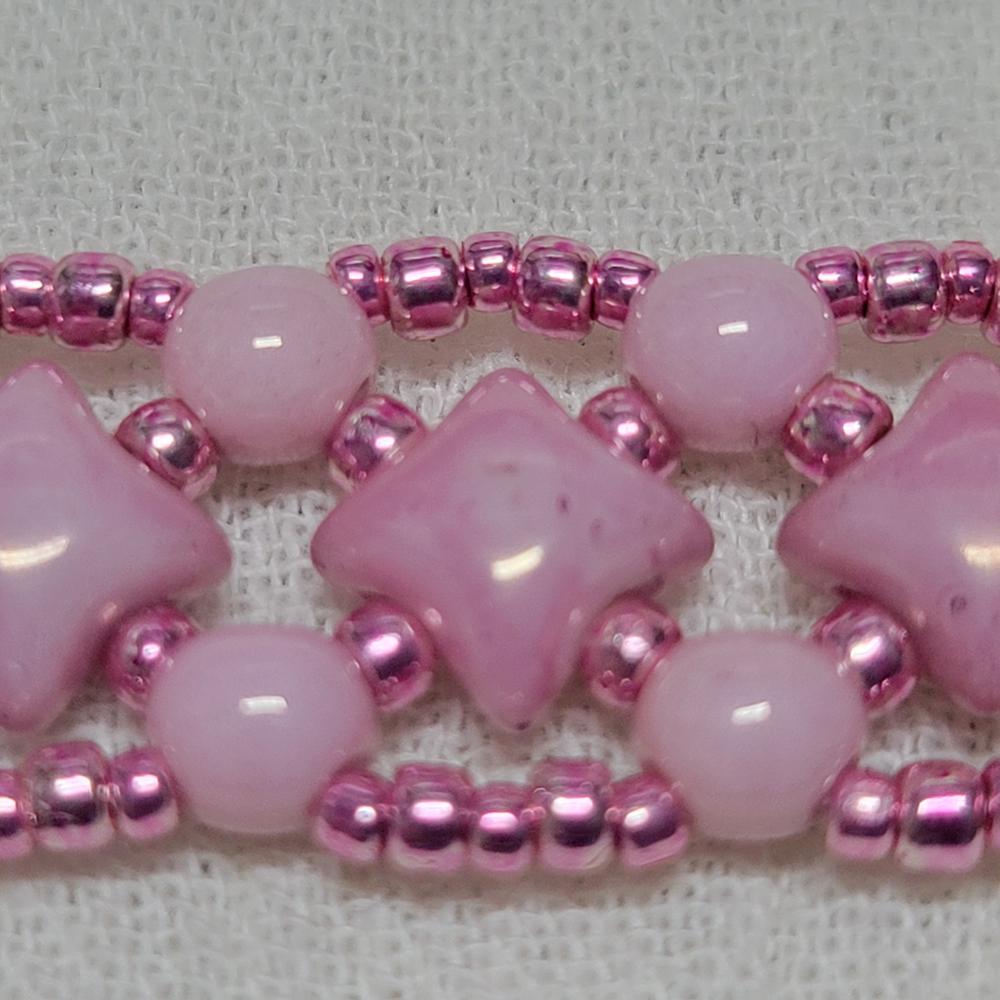 Toho ROUND 15/0 Seed Beads PERMAFINISH GALVANIZED PINK LILAC (2.5" tube) - Customer Photo From KalliJ