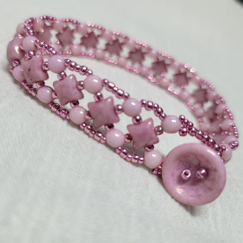 Toho ROUND 15/0 Seed Beads PERMAFINISH GALVANIZED PINK LILAC (2.5" tube) - Customer Photo From KalliJ