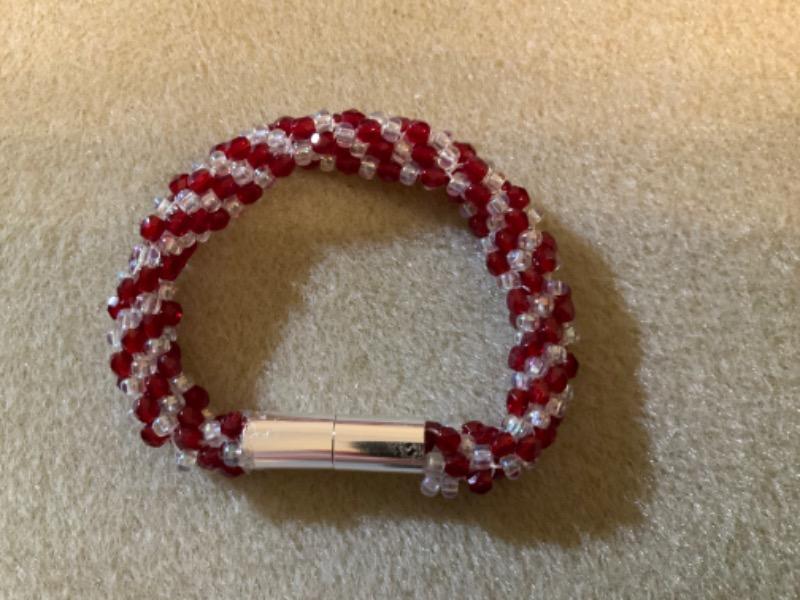 Firepolish 3mm Czech Glass Beads RUBY (Strand of 50) - Customer Photo From Heather Drinane