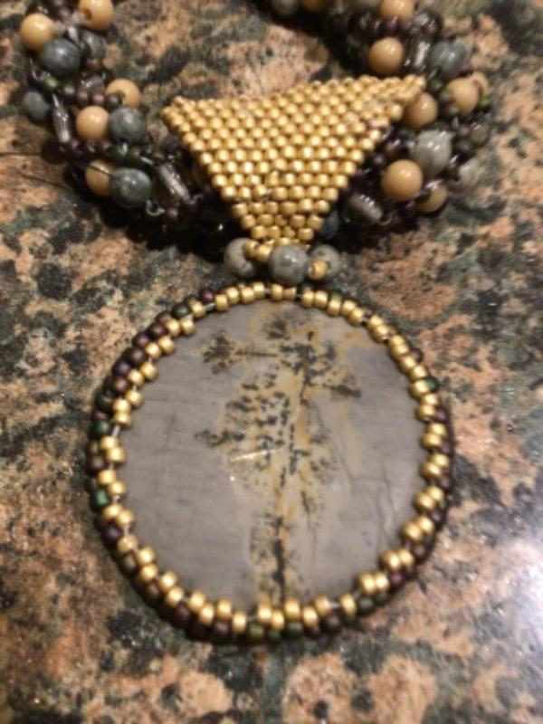 Toho 15/0 Round Seed Beads #221F FROSTED BRONZE (2.5" tube) - Customer Photo From MICHELLE MEYERS
