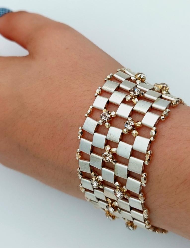 TRUE 2mm Firepolish Czech Glass Beads FINE SILVER PLATED (Pack of 600) - Customer Photo From Rachel Lahav