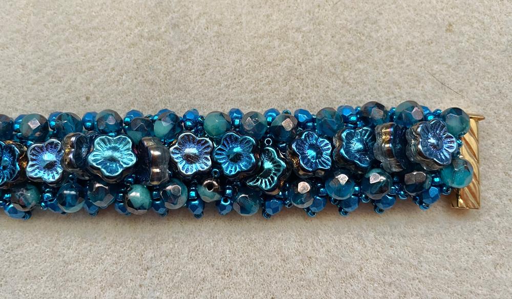 Toho ROUND 11/0 Seed Beads PERMAFINISH GALVANIZED TURKISH BLUE (2.5" tube) - Customer Photo From Lisa 