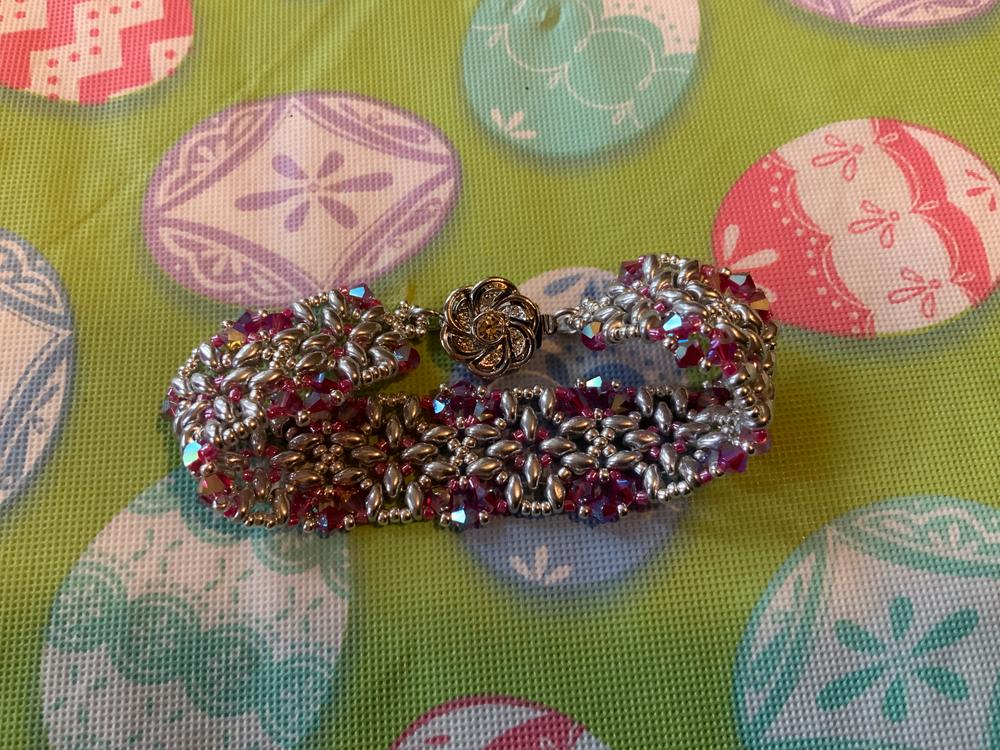 Miyuki ROUND 11/0 Seed Beads BRIGHT STERLING PLATED (10 grams tube) - Customer Photo From Heather Drinane