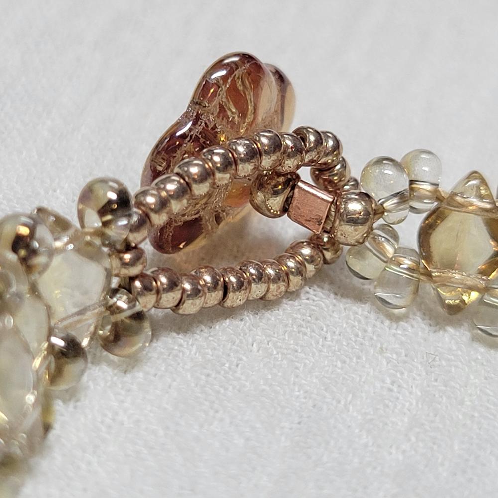 Toho MAGATAMA Seed Beads 3mm HYBRID TWILIGHT CRYSTAL 2.5" Tube - Customer Photo From KalliJ