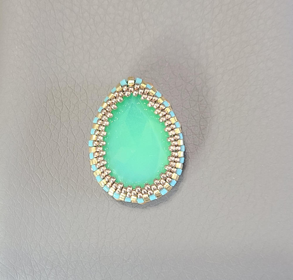 Krakovski Crystal Tear Drop 18x25mm PACIFIC OPAL - Customer Photo From Darlene Rosario