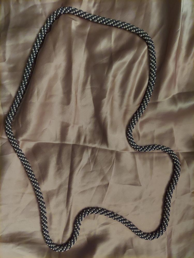 Krakovski Crystal Round Pearls 3mm WHITE (Strand of 135) - Customer Photo From Jennifer T.