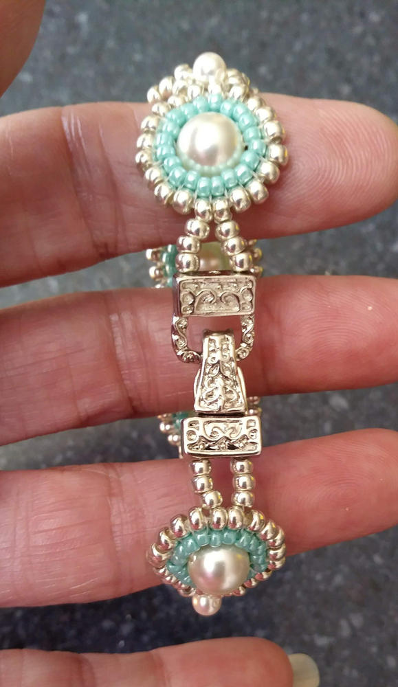 Miyuki ROUND 8/0 Seed Beads GALVANIZED SILVER (5” tube) - Customer Photo From CHARLENE FAULKNER