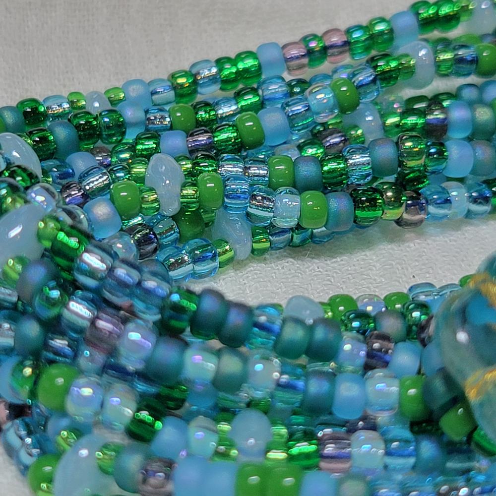 Miyuki ROUND 8/0 Seed Beads LAGOON MIX (5” tube) - Customer Photo From KalliJ