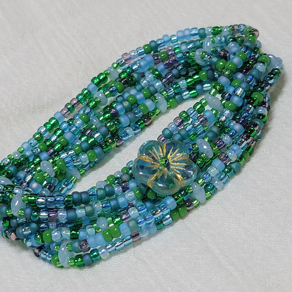 Miyuki ROUND 8/0 Seed Beads LAGOON MIX (5” tube) - Customer Photo From KalliJ