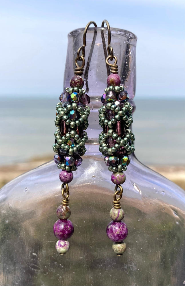 RULLA Czech Glass Beads 5x3mm OPAQUE RED (2.5" tube) - Customer Photo From Elizabeth Browning Fox