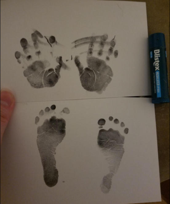 Baba kézlenyomat és láblenyomat megörökítő - Customer Photo From Blanka