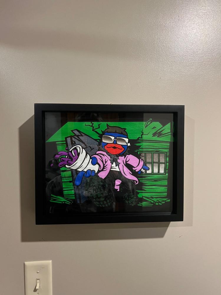 Shart Original T Shirt Frame Display Case 2-Pack (Black) - Customer Photo From Anonymous