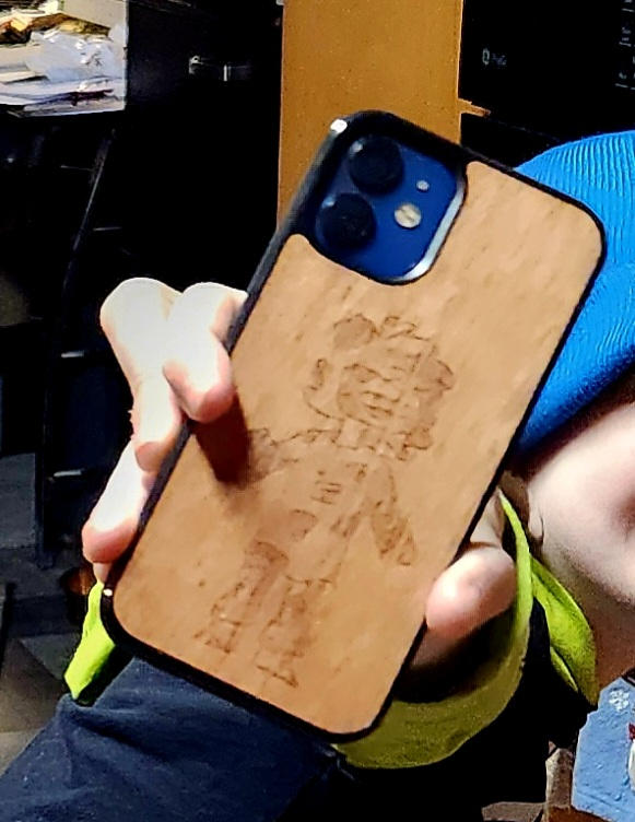 Custom Wood iPhone 12 Mini Case 5.4" - Customer Photo From Conrad Buck