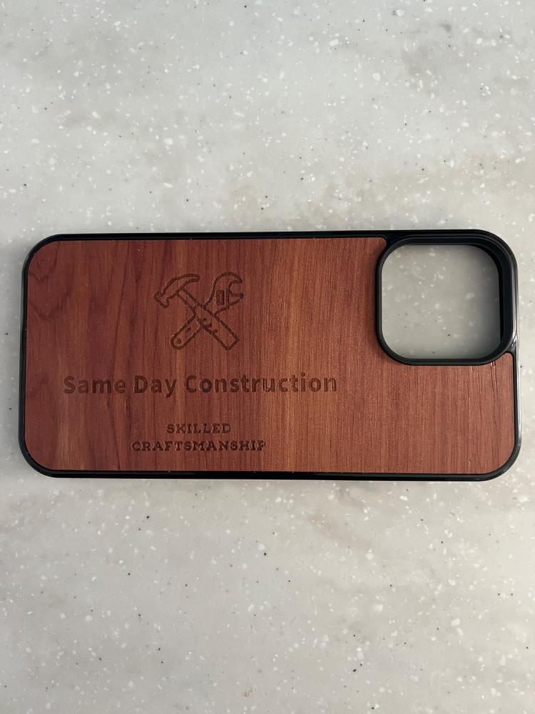 Custom Wood iPhone 13 Pro Max Case 6.7" - Customer Photo From Josh Craig