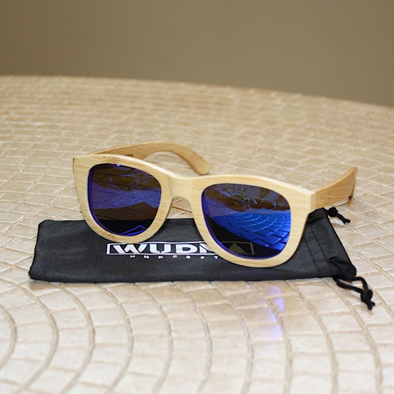 Real Bamboo All Wood Jacks Sunglasses by WUDN - Customer Photo From Janice P