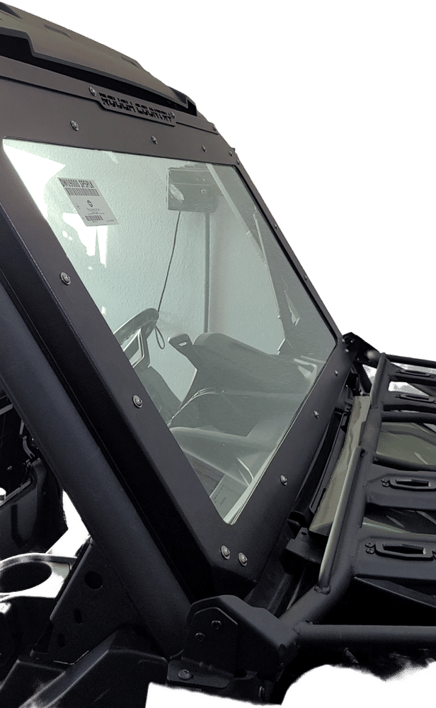 16-22 Can-Am Power Flip Glass Windshield - Rough Country  - Customer Photo From Shane Morgan