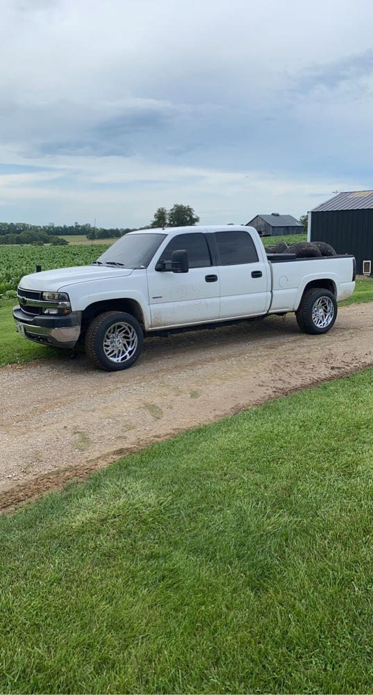 20x10 8x6.5 4.75BS H116 Jigsaw Armor Plated - Hostile Wheels - Customer Photo From Clay F.