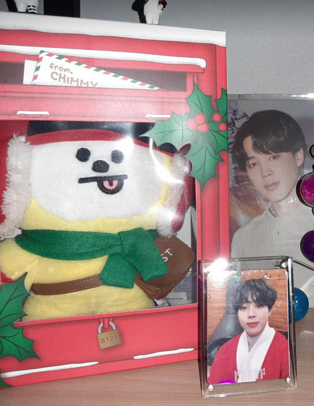 BT21 CHIMMY HOLIDAY STANDING DOLL - Customer Photo From Vanessa Rivero